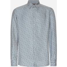 Dolce & Gabbana Silkeskjorte Blå