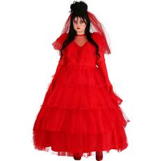 3XL Robes Fun Costumes Plus Size Red Wedding Dress for Women