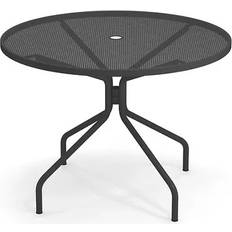 Emu Cambi Outdoor Round Bistro Table With Umbrella Hole - E813-22 Patio Dining Set