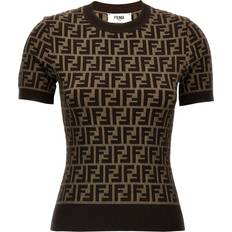 Fendi Ropa Fendi Slim-fit jumper brown