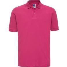 Multicoloured Polo Shirts Russell Mens 100% Cotton Short Sleeve Polo Shirt