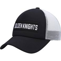 Caps Men's adidas Black/White Vegas Golden Knights Team Plate Trucker Snapback Hat