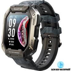 Aihontai (Black camouflage) Original C20 Military Smart Men Camouflage Army Outdoor IP68 5ATM
