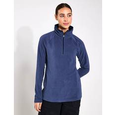 Hiking - Woman Jumpers Columbia Glacial IV Half Zip Micro Fleece - Nocturnal Blue