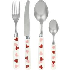 Emma Bridgewater Cutlery Emma Bridgewater Pink Hearts of 16 Cutlery Set 16pcs