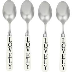 Emma Bridgewater Cutlery Emma Bridgewater Black Toast of 4 Teaspoons Cutlery Set