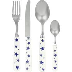 Emma Bridgewater Cutlery Emma Bridgewater Blue Star of 16 Cutlery Set 16pcs