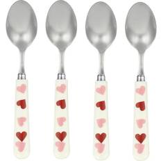 Emma Bridgewater Cutlery Emma Bridgewater Pink Hearts of 4 Teaspoons Cutlery Set