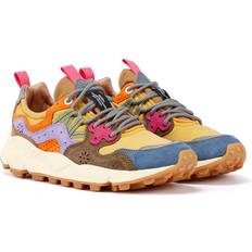 Flower Mountain Sko Flower Mountain Unisex Yamano Suede Light Blue/Yellow/Brown Trainers Multicolour