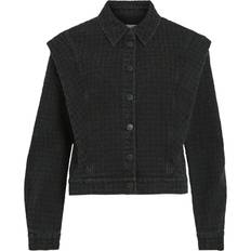 Dame - Denimjakker - Sort Vila Overgangsjakke 'VIZOA' - Black Denim