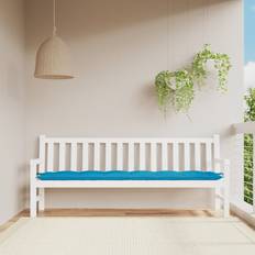 Hynder Havebænke vidaXL Hynde Til 200x50x7 cm Oxfordstof Lyseblå Havebænk