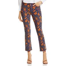 Multicoloured Jeans Mother The Hustler Flood High-Rise Crop Jeans - Multicolor