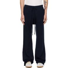 Cashmere - Men Trousers & Shorts Maison Margiela Navy Drawstring Sweatpants - Womens