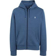 Double-knit Full-zip Hoodie - Slate Blue