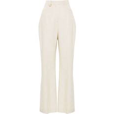 Mango Le Pantalon Sauge Hose - Damen - Nude