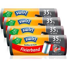 Swirl Fixing Tape Bin Liners Multipack 4 x 35 Litres / 10 Bags