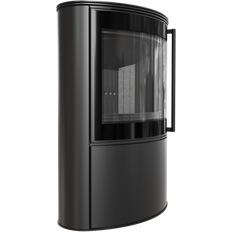 Fireplaces Kratki Wood Burning Steel Stove BJORN 10 kW 150 Black