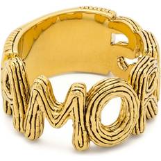 Aurelie Bidermann Amaite gold plated ring women Gold Plated Brass