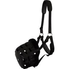 Poliéster Cabestros para caballos Bozal de piel para caballo BR Equitation Noir