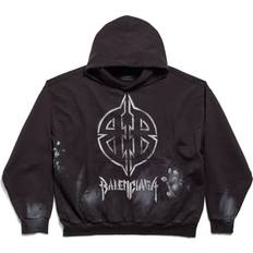 Balenciaga Tops Balenciaga Metal BB Stencil Hoodie Medium Fit - Black Unisex