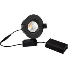 Hilux D8 Tilt360 Full Spectrum LED Recessed Spot RA97 3000K Black Spotlight