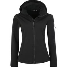 Elastano/Lycra/Spandex - Mujer Chaquetas CMP Chaqueta FullZip Hood Softshell - Black