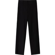 Clothing Bershka Straight Leg Tailored Trousers - Black