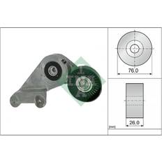Renault Engine Parts INA Tensioner Lever V-ribbed Belt 534013330