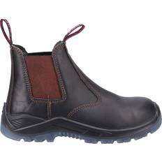 Chukka Boots Hard Yakka Banjo Memory Foam Womens Slip On Shoes - Brown