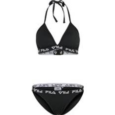 Fila Dame Overdele Fila Sportsbikini Split - Sort/Hvid