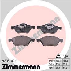 Friction Breaking Zimmermann Brake Pad Set 245351801