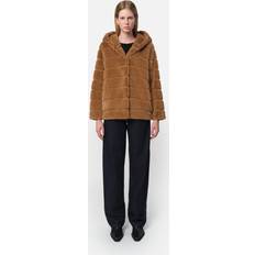 Femme - Or Manteaux Apparis Goldy Faux Fur Hooded Short Coat