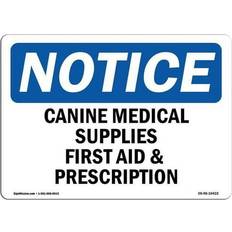 SignMission OS-NS-A-1218-L-10422 12 x 18 in. OSHA Notice Sign - Canine Medical Supplies First Aid & Prescription