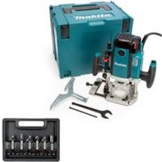 Makita 110v 1/2 Plunge Router RP2303FCJ Variable Speed Trend 6pc Cutter Set