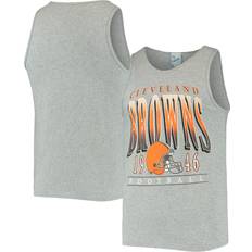 '47 Sports Fan Products '47 Men's Heathered Gray Cleveland Browns Home Opener Vintage Tank Top