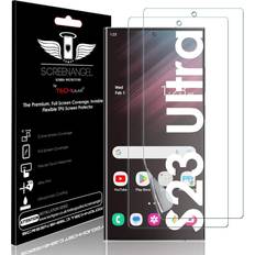 2x (tpu) full coverage screen protector for samsung s23 ultra 5g