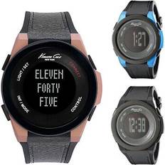 Kenneth Cole Watches Kenneth Cole connect smartphone notifications silicone black rose digital