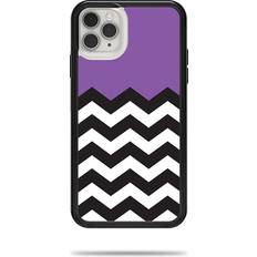 MightySkins LIFSLIPH11PRM-Purple Chevron Skin for Lifeproof Slam Case iPhone 11 Pro Max Purple Chevron