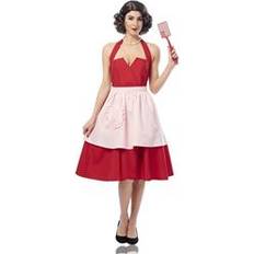 Costume Culture 48686-2 Adult Magnificent Mrs Maisel Pinup Dress Halloween Red