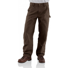 Workwear & Equipment Carhartt Loose-Fit Washed-Duck Double-Front Utility Work Pants for Men Dark Brown 44x32 (44x32)