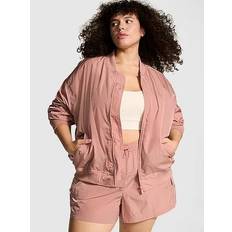 PINK Outerwear PINK Parachute Bomber Jacket, Beige, Women's -