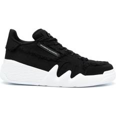 Giuseppe Zanotti Talon Low-Top Sneakers - Men - Fabric/Calf Leather/Rubber - Black