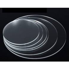 Sheet Materials Bigimall ShopGlobal, Bigmall Acrylic Sheet Circle 8 Inch Diameter 5 Mm Transparent/Clear