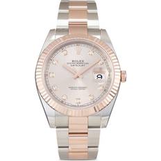 Rolex unworn Datejust 41mm Sapphire Glass/stainless One Size Pink