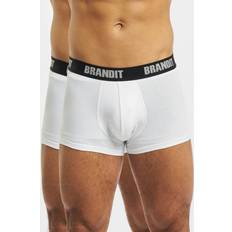 3XL Kalsonger Brandit Boxershorts Logo 2-Pack - White