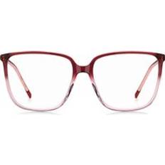 HUGO in degradé pink and burgundy Red