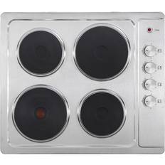 Cata UBSPH60KCR Solid Plate Electric Hob Stainless Steel