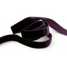 Purple Wrapping Paper & Gift Wrapping Supplies Berisfords 16mm velvet ribbon mini roll 9581 plum per 5 metre roll