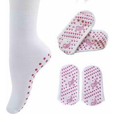 Battery Heated Socks Envie Tourmaline Magnetic Health Socks - White