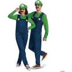 Nintendo Adults Classic Elevated Super Mario Bros(TM) Luigi Costume XS/Small 30-36